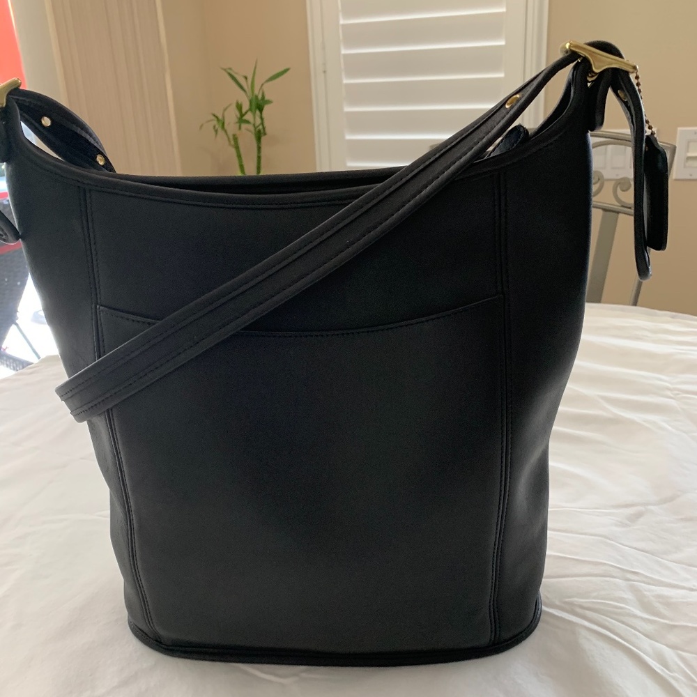 Coach hobos black leather